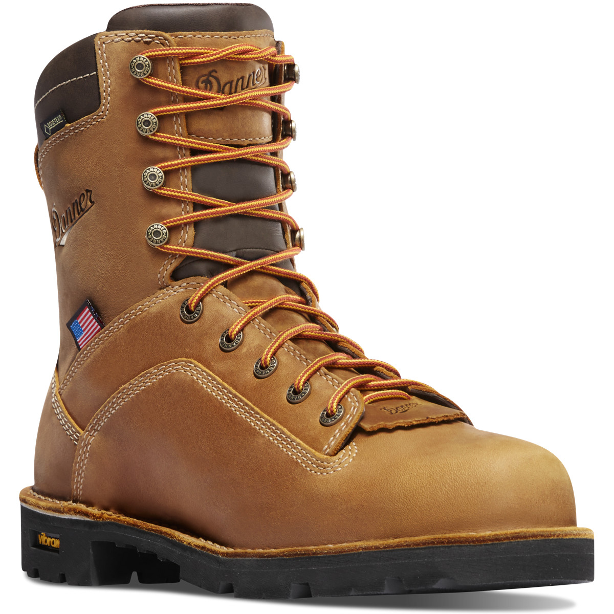 Danner Mens Quarry USA 400G Work Boots Brown - YEB275160